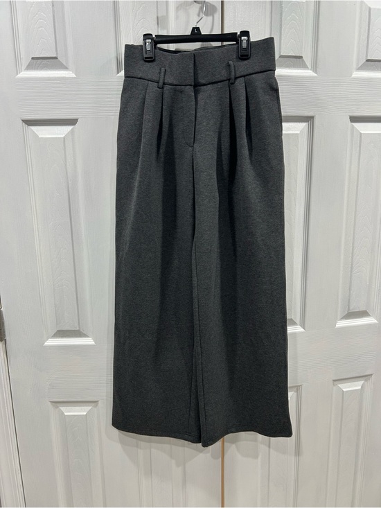 OGL Pants - OGL Pleated High-Waist Midi Skirt - Dark Gray- Perfect for fall